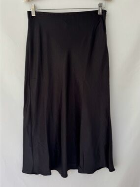 Aqua - Black Maxi Slip Skirt